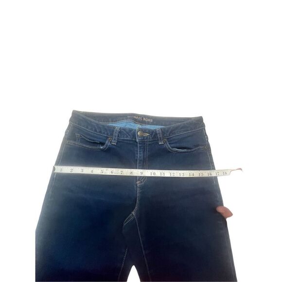 Michael Kors Womans Izzy Cropped Skinny Jeans Sz 4 - Picture 7 of 8
